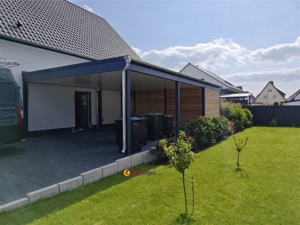Carport m Geräteraum